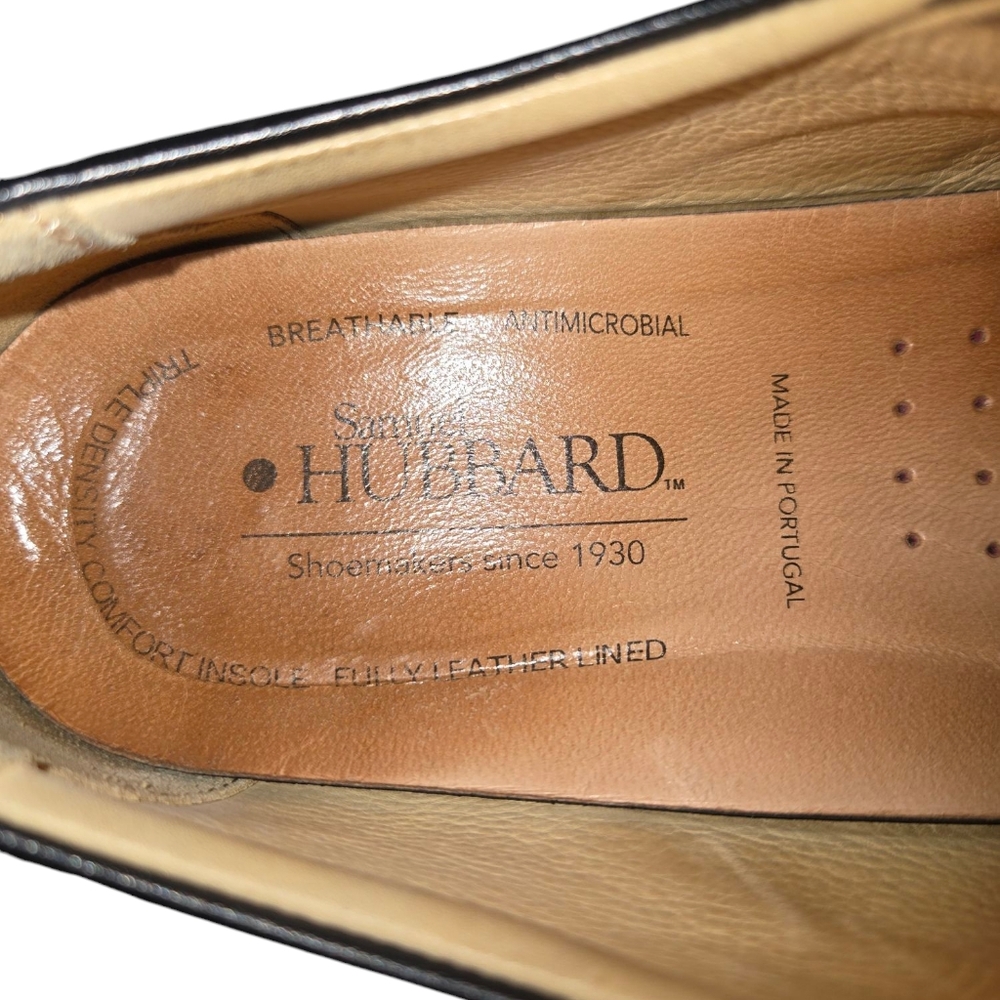 Samuel Hubbard Black Genuine Leather Men's Tipping Point Oxfords Size 9 - Picture 10 of 11